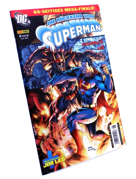 DC Comics Die Rückkehr von Superman Comic Nr. 6: Für das Morgen Teil 11 und 12 von Panini